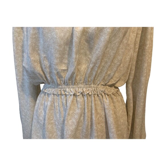 Alice Blue Cream Floral Lace High Neck Blouse Womens Size S - Picture 4 of 14